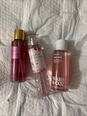 Victoria's Secret Pink bath and body mist bundle